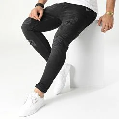 Budget ⌛ Jean Skinny DHZ-3525-1 Noir de Classic Series ✔️ -HautStyle Boutique classic series 294960 DHZ 3525 1 SIYAH 20211210T152706 03