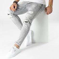 Remise 🔥 Jean Skinny DHZ-3572-2 Gris de Classic Series ⌛ -HautStyle Boutique classic series 294961 DHZ 3485 2 FUME 20211210T145529 03