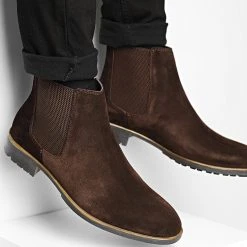 Promo ⌛ Chelsea 🌟 Boots DR-82 Marron de Classic Series ✔️