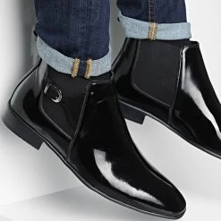 Coupon ❤️ Chelsea 👍 Boots C23-51L Black de Classic Series 🌟