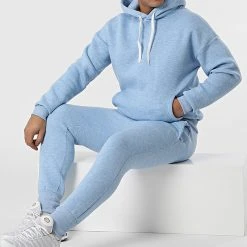 Offres 🔔 Ensemble De Survetement F22-901T Bleu Clair Chiné de Classic Series 💯