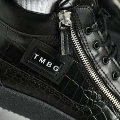 Les meilleures critiques de 🔔 Baskets NAC-06 Croco Noir de Classic Series 🌟 -HautStyle Boutique classic series 298479 NAC 06 CROCO BLK 01 20220125T161907 02