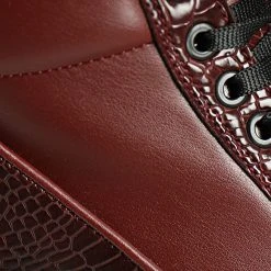 Promo 🧨 Baskets SHRT 101B Croco Bordeaux de Classic Series ⭐ -HautStyle Boutique classic series 298482 SRHT 101B CROCO BURGUNDY 05 20220125T162417 02