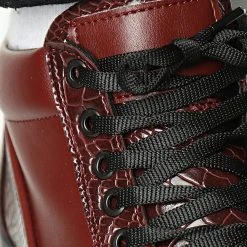 Promo 🧨 Baskets SHRT 101B Croco Bordeaux de Classic Series ⭐ -HautStyle Boutique classic series 298482 SRHT 101B CROCO BURGUNDY 05 20220125T162419 03