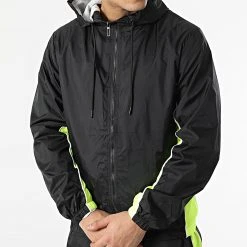 Vente flash ⭐ Ensemble De Survetement KS-01037 Noir Jaune Fluo de Classic Series 💯 -HautStyle Boutique classic series 299769 KS 01037 BLACK FLU 20220128T152635 03