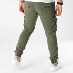 Budget 😀 Jogger Pant JW-5342 Vert Kaki de Classic Series 🎁 -HautStyle Boutique classic series 299806 JW 5342 2 20220126T143322 04