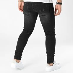 Budget ❤️ Jean Slim E7668 Noir de Classic Series ✨ -HautStyle Boutique classic series 299818 E7668 B BLACK 20220126T142944 04