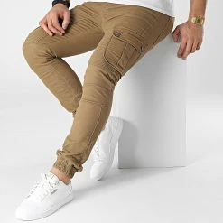 Meilleure affaire ❤️ Jogger Pant E6979 Beige Foncé de Classic Series 🥰 -HautStyle Boutique classic series 299863 E6979 F CAMEL 20220131T141616 03