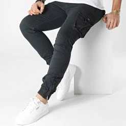 De gros ✔️ Jogger Pant JW-5343 Bleu Marine de Classic Series 🔔 -HautStyle Boutique classic series 299867 JW 5343 4 20220127T161657 03