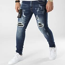 Offres 🛒 Jean Skinny BC1003 Bleu Denim de Classic Series 👍