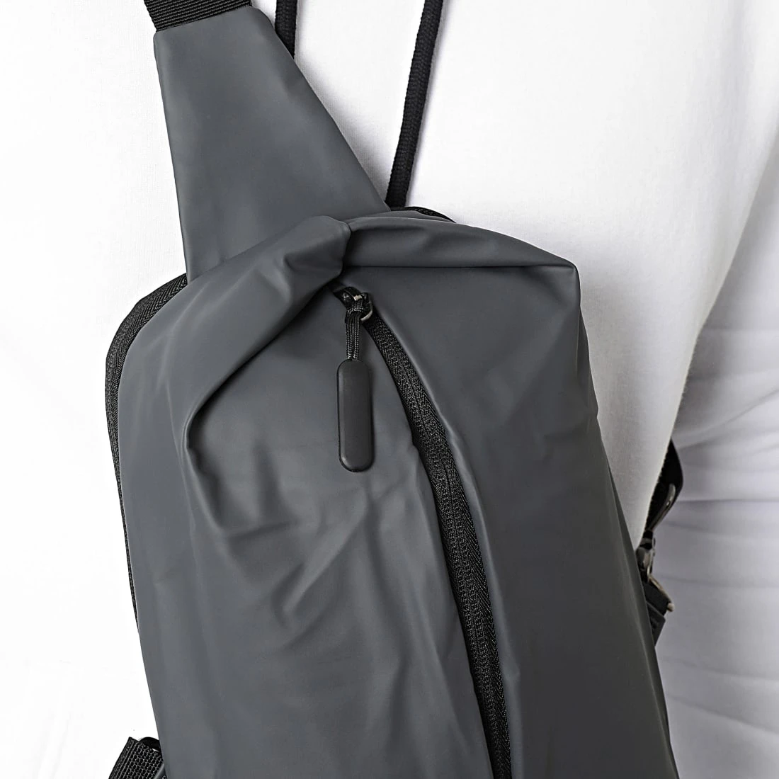 Coupon ✨ Sac Poitrine KS272 Gris de Classic Series ✨ 4 Coupon ✨ Sac Poitrine KS272 Gris de Classic Series ✨ – Image 2