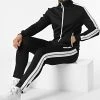 Promo 💯 Ensemble Jogging A Bandes T-720 Noir de Classic Series 🔥 -HautStyle Boutique classic series 299929 T 720 BLACK WHITE 20220127T154851 01