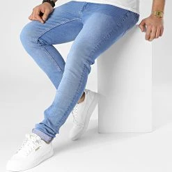 Grosses soldes ❤️ Jean Slim DP1000 Bleu Denim de Classic Series 🌟 -HautStyle Boutique classic series 300915 DP1000 170 20220203T155131 03