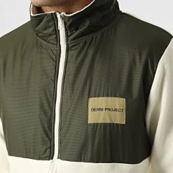 Offres 😀 Veste Polaire Zippée AW21-COLL-02-006 Beige Vert Kaki de Classic Series ⌛ -HautStyle Boutique classic series 301178 AW21 COLL 02 006 135 20220208T161352 02