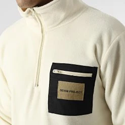 Nouveau ✔️ Veste Polaire A Col Zippée AW21-COLL-02-007 Beige de Classic Series 😉 -HautStyle Boutique classic series 301180 AW21 COLL 02 007 135 20220208T161411 02