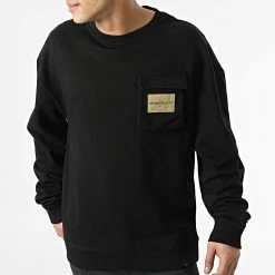 Remise 👏 Sweat Crewneck AW21-COLL-02-023 Noir de Classic Series 🛒 -HautStyle Boutique classic series 301187 AW21 COLL 02 023 001 20220208T163146 03