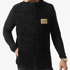 Nouveau 🌟 Veste Polaire Zippée Sans Manches DP3053 Noir de Classic Series 😍 -HautStyle Boutique classic series 301200 DP3053 001 20220207T155710 03