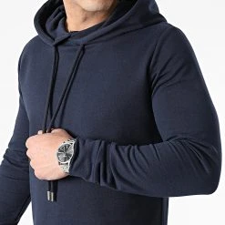 Le moins cher 😉 Sweat Capuche Oversize 2191 Bleu Marine de Classic Series 😍 -HautStyle Boutique classic series 301822 SHALVGE 2191 20220407T153340 02