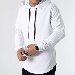 Offres ⭐ Sweat Capuche Oversize 2355 Blanc de Classic Series ⌛