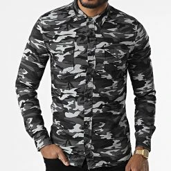 Meilleure vente 🔥 Surchemise DC-3230 Gris Anthracite Camouflage de Classic Series 😀 -HautStyle Boutique classic series 302323 DC 3229 20220217T152944 03