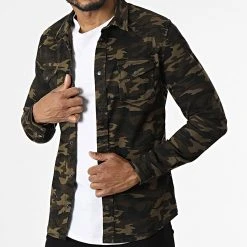 Acheter 🔔 Surchemise DC-3230 Vert Kaki Camouflage de Classic Series ❤️