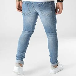 Coupon 🎉 Jean Slim 002 Bleu Wash de Classic Series ❤️ -HautStyle Boutique classic series 302396 002 20220208T160704 04