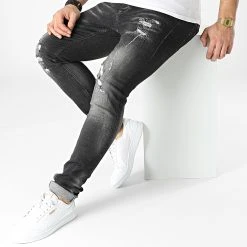 Offres 🛒 Jean Slim 010 Noir de Classic Series 🎉 -HautStyle Boutique classic series 302407 010 20220301T150225 03