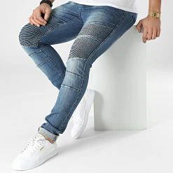 Grosses soldes ✨ Jean Slim D-3214 Bleu Denim de Classic Series ✔️ -HautStyle Boutique classic series 302408 D 3214 20220208T161850 03