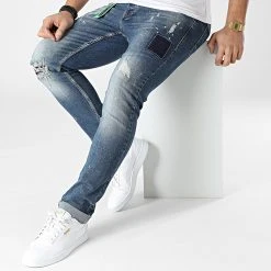 De gros 🔔 Jean Slim 59-15A Bleu Denim de Classic Series 😀 -HautStyle Boutique classic series 302410 2021 59 15A 20220208T160221 03