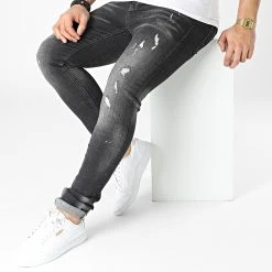 Le moins cher ⭐ Jean Slim 007 Noir de Classic Series 🎁 -HautStyle Boutique classic series 302411 007 20220301T150306 03