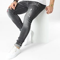 Meilleur prix 🧨 Jean Slim 014 Noir de Classic Series 😍 -HautStyle Boutique classic series 302454 014 20220301T150515 03