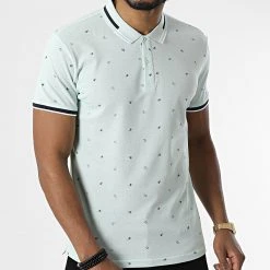 Promo ❤️ Polo A Manches Courtes 2201 Vert Clair de Classic Series ❤️ -HautStyle Boutique classic series 304041 P2201 VERT 20220217T155127 03