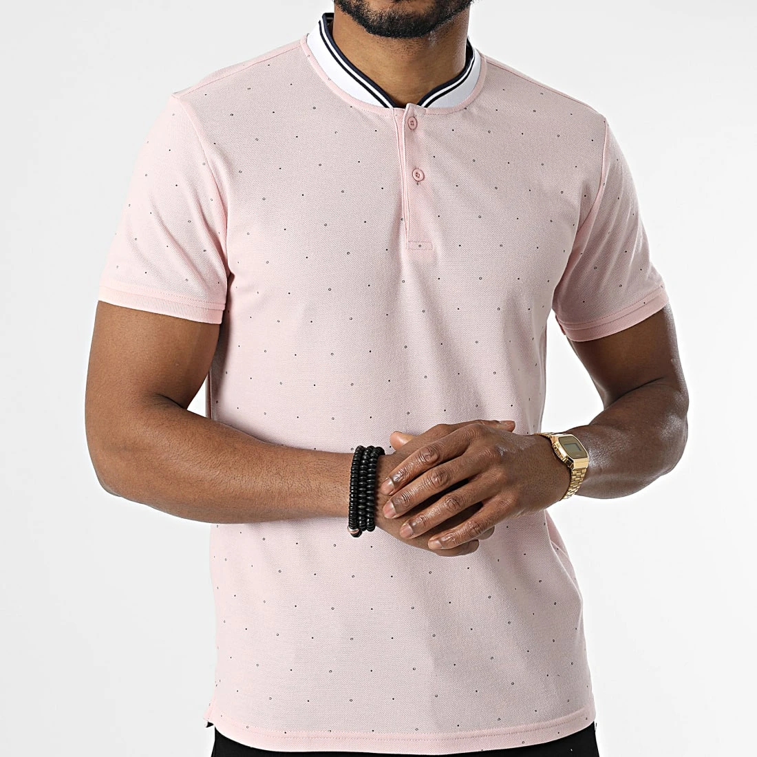 Sortie 🎁 Polo A Manches Courtes 2213 Rose de Classic Series 👍 5 Sortie 🎁 Polo A Manches Courtes 2213 Rose de Classic Series 👍 – Image 3