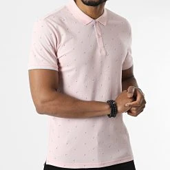 Remise ⭐ Polo A Manches Courtes 2212 Rose de Classic Series 🤩 -HautStyle Boutique classic series 304066 P2212 PINK 20220216T162502 03