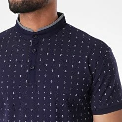 Promo 🥰 Polo A Manches Courtes PL-039 Bleu Marine de Classic Series ⭐ -HautStyle Boutique classic series 304101 PL 039 NAVY 20220222T160032 02