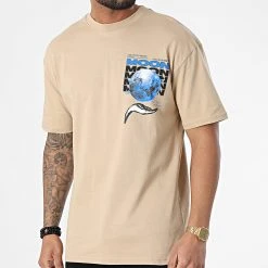 Bon marché ⭐ Tee 👍 Shirt G22-556 Beige de Classic Series 🤩