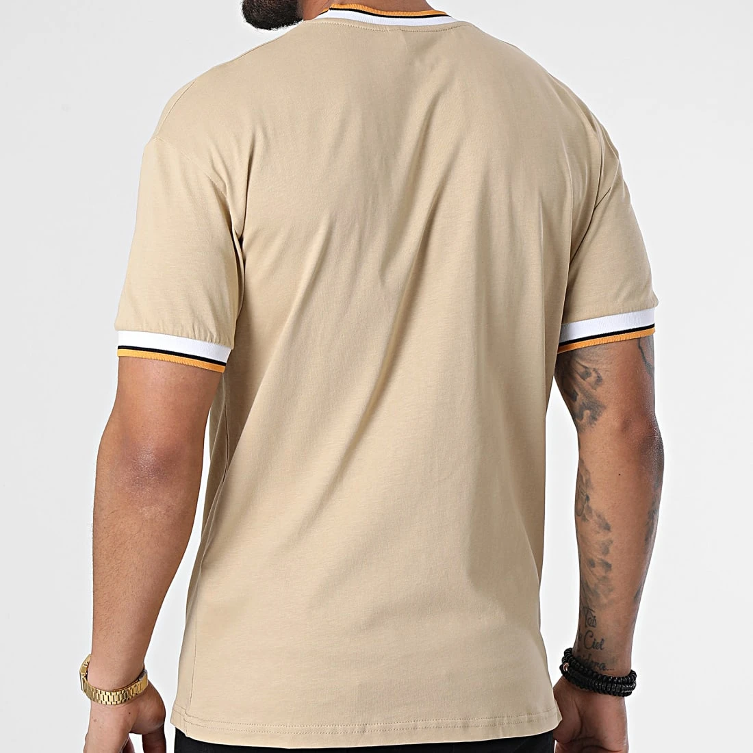 Budget 😀 Tee Shirt G22-597 Beige de Classic Series ✔️ 6 Budget 😀 Tee Shirt G22-597 Beige de Classic Series ✔️ – Image 4