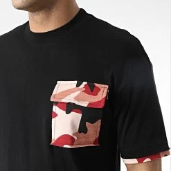 Grosses soldes 👏 Tee Shirt Poche Camouflage G22-630 Noir Rose de Classic Series 🌟 -HautStyle Boutique classic series 304659 G22 630 SIYAH BORDO 20220222T153353 02
