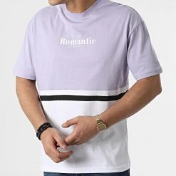 Meilleure affaire 🎁 Tee Shirt G22-572 Lavande Blanc de Classic Series 🌟 -HautStyle Boutique classic series 304691 G22 572 LILA BEYAZ 20220221T155547 03