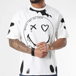 Grosses soldes ⌛ Tee Shirt G22-618 Blanc de Classic Series ❤️ -HautStyle Boutique classic series 304749 G22 618 EKRU 20220222T155756 03