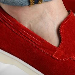 Grosses soldes 🧨 Mocassins 800 Rouge de Classic Series 🌟 -HautStyle Boutique classic series 306841 800 KIRMIZI SUET 20220308T153122 02