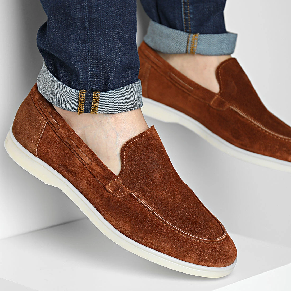 Sortie ❤️ Mocassins 800 Marron de Classic Series ✨ 3 Sortie ❤️ Mocassins 800 Marron de Classic Series ✨