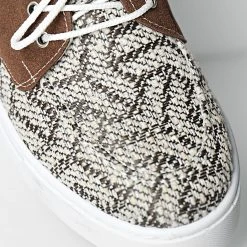 Vente flash 👍 Chaussures Pas KT10 Marron de Classic Series 🔥 -HautStyle Boutique classic series 306854 PAS KT10 STRIPED 20220307T160035 03