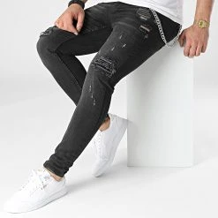 Meilleure vente ✔️ Jean Skinny DHZ-3638 Gris Anthracite de Classic Series 🛒 -HautStyle Boutique classic series 307026 DHZ 3638 1 FUME 20220304T160217 02