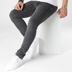 Offres ⌛ Jean Slim 7792 Gris Anthracite de Classic Series 🎁 -HautStyle Boutique classic series 307063 7792 GREY 20220304T160910 02