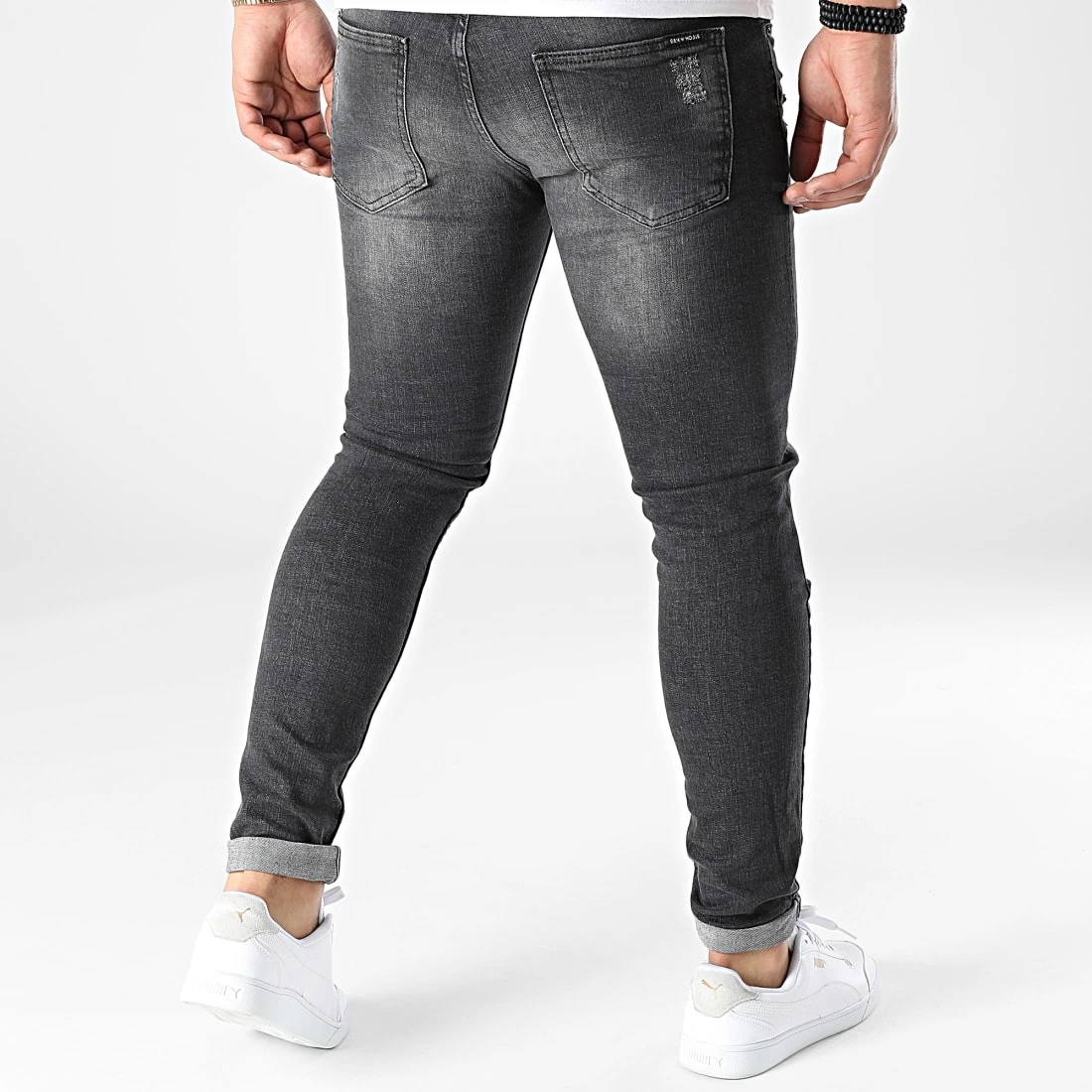 Meilleure vente 🧨 Jean Skinny DHZ-3683 Noir de Classic Series ⭐ 6 Meilleure vente 🧨 Jean Skinny DHZ-3683 Noir de Classic Series ⭐ – Image 4