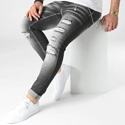 Vente flash 🥰 Jean Skinny DHZ-3675 Noir de Classic Series 🥰 -HautStyle Boutique classic series 307206 DHZ 3675 1 SIYAH 20220304T160201 02