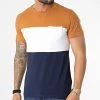 Meilleur prix ✔️ Tee 😉 Shirt Poche Tricolore 4034 Bleu Marine Blanc Camel de Classic Series 🔔 -HautStyle Boutique classic series 307269 4034 TABAC 20220304T142958 01