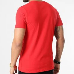 Sortie ❤️ Tee 🧨 Shirt Col V 2820 Rouge de Classic Series ✔️ -HautStyle Boutique classic series 307273 2820 RED 20220303T161953 04