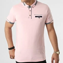 Vente flash 🛒 Polo Manches Courtes 3911 Rose de Classic Series ⌛ -HautStyle Boutique classic series 307310 3911 PINK 20220304T150006 03